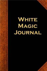 White Magic Journal Vintage Style