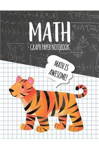 Math Graph Paper Notebook