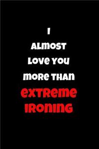 I Almost Love You More Than Extreme Ironing