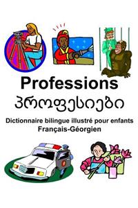 Français-Géorgien Professions/პროფესიები Dictionnaire bilingue illustré pour enfants