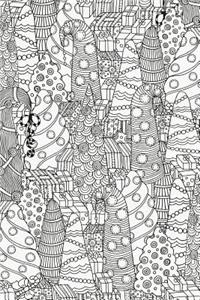 Color My Cover Christmas Journal - Christmas Trees