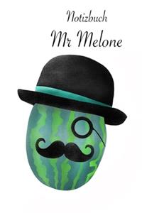 Notizbuch Mr Melone