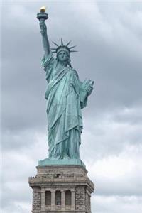 Lady of Liberty - Lined Notebook with Margins - 6x9
