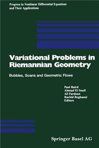 Variational Problems in Riemannian Geometry