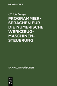 Programmiersprachen für die numerische Werkzeugmaschinensteuerung