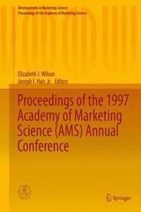 Proceedings of the 1997 Academy of Marketing Science (Ams) Annual Conference