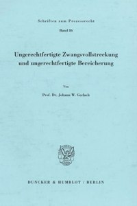 Ungerechtfertigte Zwangsvollstreckung Und Ungerechtfertigte Bereicherung