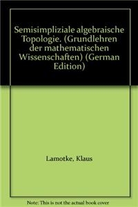 Semisimpliziale Algebraische Topologie