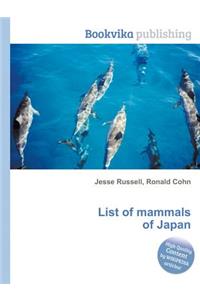 List of Mammals of Japan