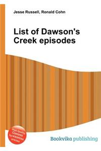 List of Dawson's Creek Episodes