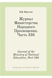Journal of the Ministry of National Education. Part 336