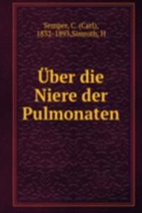 Uber die Niere der Pulmonaten