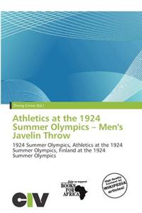 Athletics at the 1924 Summer Olympics - Men's Javelin Throw