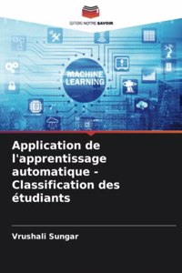 Application de l'apprentissage automatique - Classification des étudiants