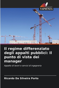 regime differenziato degli appalti pubblici