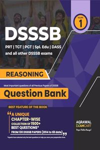 Examcart DSSSB (PRT, TGT, PGT, Special Education, DASS & All Other Exams) Reasoning Question Bank For 2024 Exams in English