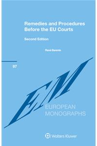 Remedies and Procedures Before the EU Courts