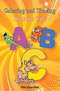 Coloring and tracing book for kids