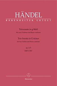 Trio Sonata in G minor Op.2/5 HWV 390a (Score & Parts)