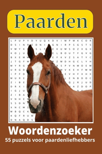 Paarden Woordenzoeker Puzzelboek