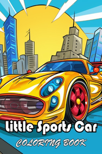 Little Sports Car Coloring Book