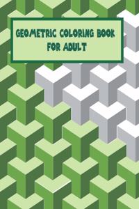 Geometric Coloring Book For Adult