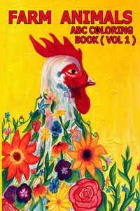 Farm Animals ABC Coloring Book