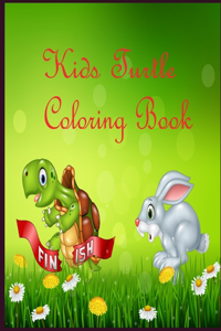 Kids Turtle Coloring Book