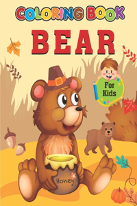 Bear Coloring Book For Kids