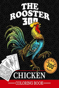 Rooster Chicken Coloring Book