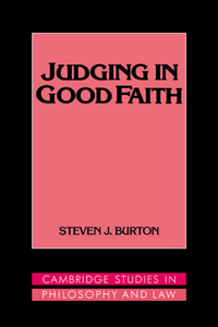 Judging in Good Faith