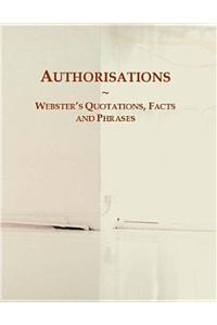 Authorisations
