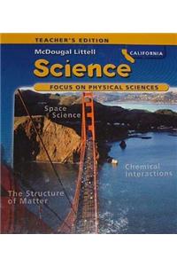 McDougal Littell Science California: Modified Lesson Plans for English Learners Grade 8 Physical Science