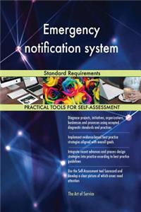 Emergency notification system Standard Requirements