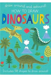 How to Draw Dinosaurs: Includes 58+ Shapes to Draw Around!
