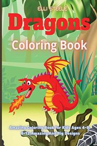 Coloring Book with Dragons