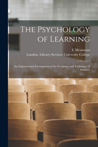 Psychology of Learning [electronic Resource]