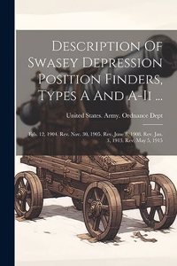 Description Of Swasey Depression Position Finders, Types A And A-ii ...