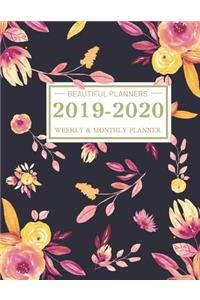 2019-2020 Weekly & Monthly Planner