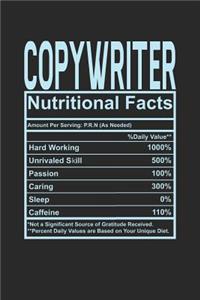 Copywriter Nutritional Facts