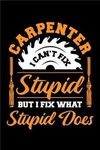 Carpenter I Can't Fix Stupid But I Fix What Stupid Does