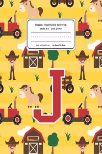 Primary Composition Notebook Grades K-2 Story Journal J