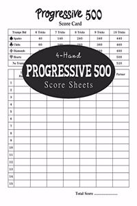 Progressive 500 Score Sheets (4-Hand)