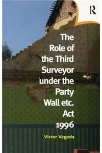 Role of the Third Surveyor Under the Party Wall ACT 1996