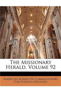 Missionary Herald, Volume 92