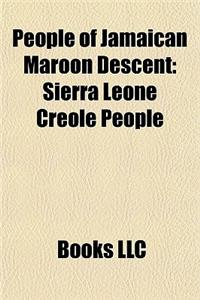 People of Jamaican Maroon Descent