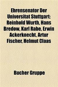 Ehrensenator Der Universitat Stuttgart