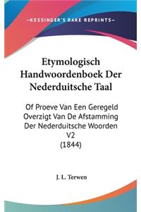 Etymologisch Handwoordenboek Der Nederduitsche Taal