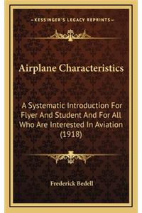 Airplane Characteristics