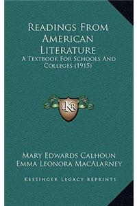 Readings from American Literature